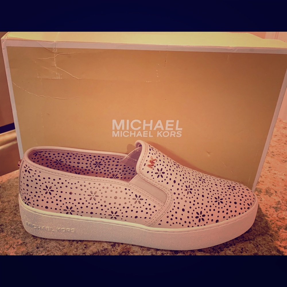 Michael Kors Leathered Trent Slip On